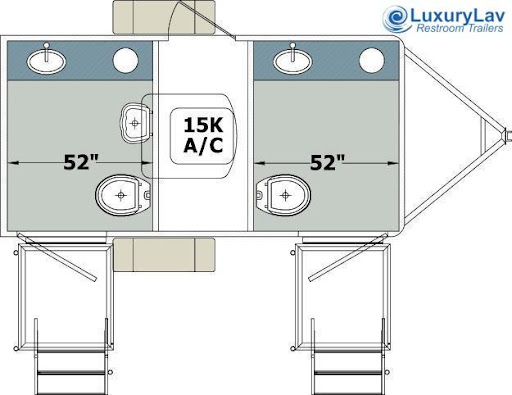 2 Stall Forest River Restroom Plan