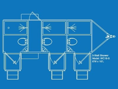 ADA +2 Ultra Lav Shower/Restroom Plan