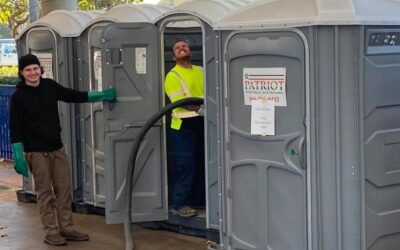 Servicing and Pumping a Porta Potty