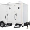 3-Stall Black Tie Restroom Trailer