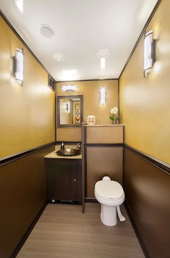 3-Stall Black Tie Restroom Trailer