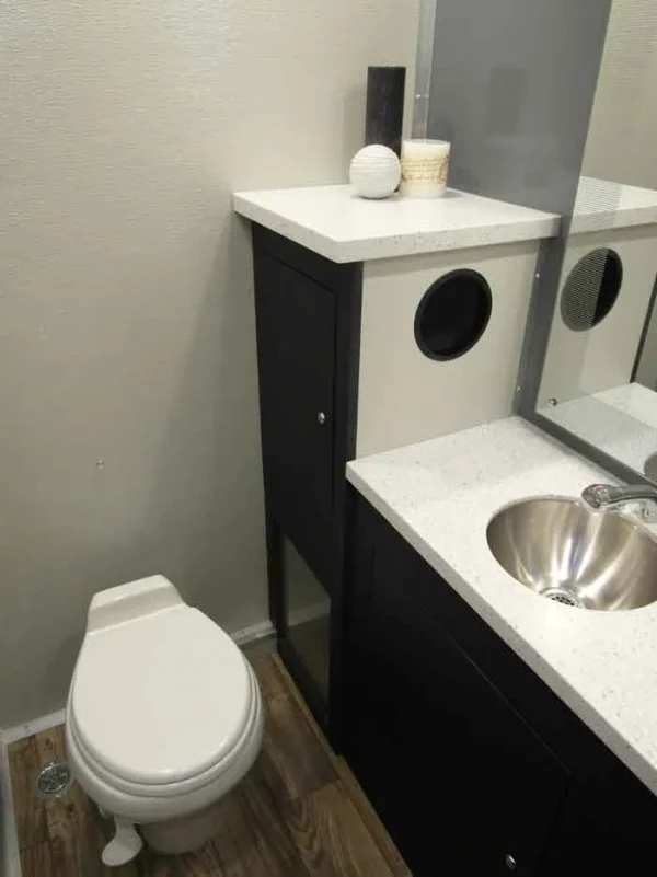 4-Stall JAG Porta Lisa Restroom Trailer