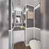 4-Stall Satellite Spa Bathroom Trailer