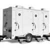4-Stall Satellite Spa Bathroom Trailer