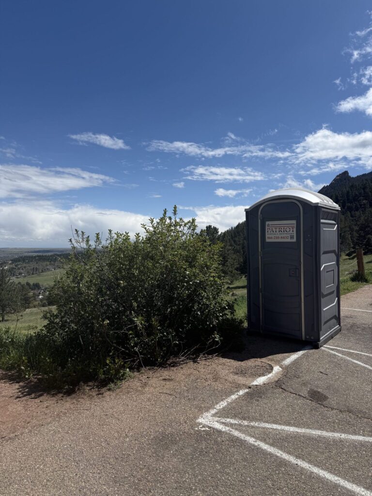 Standard porta potty rental in Denver, CO.