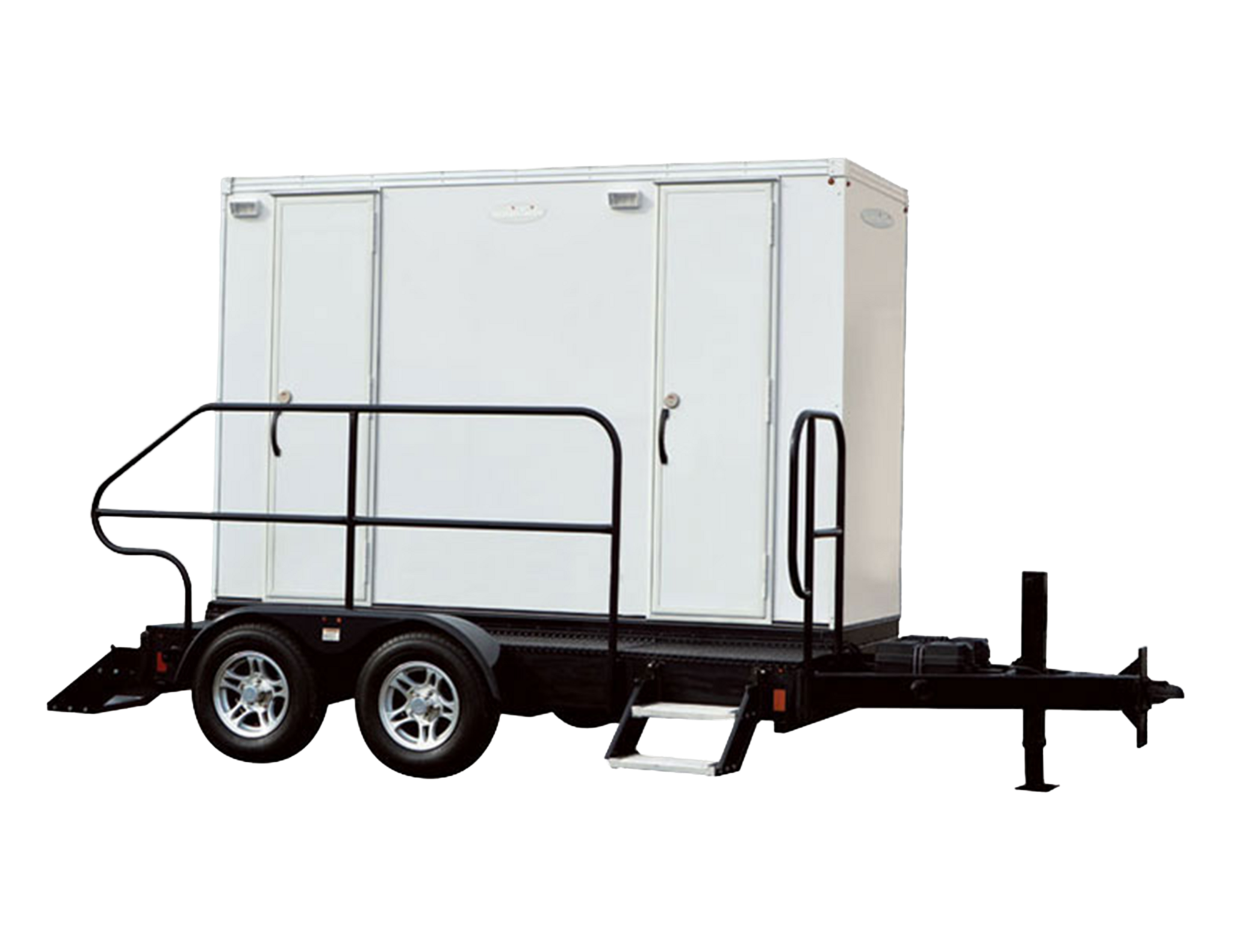 2-Stall Satellite Selfie Restroom Trailer.