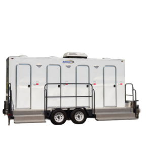 4-Stall Majestic Luxury Restroom Trailer.