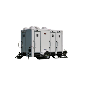 4-Stall JAG Porta Lisa Luxury Restroom Trailer.