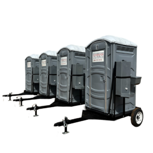 Towable Porta Potty Rental Product Photo.
