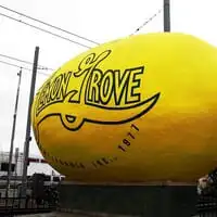 The Giant Lemon landmark in Lemon Grove, California