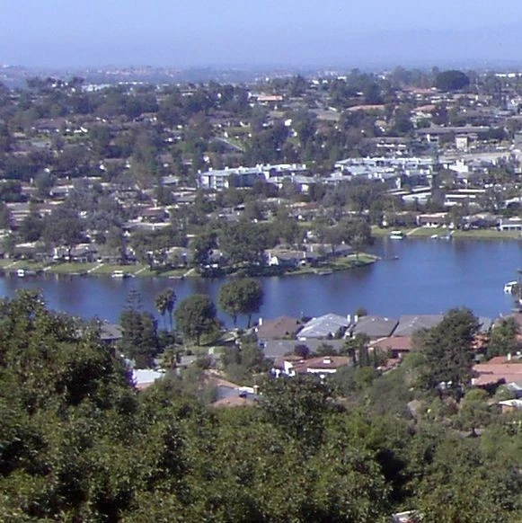 Hillside view over San Marcos, California