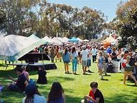 Crowd at an outdoor community festival in San Diego