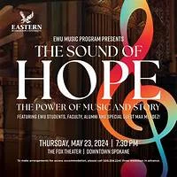 The Sound of Hope concert poster, Eastern Washington University