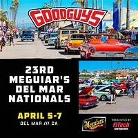 Goodguys Meguiar's Del Mar Nationals car show poster