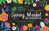 Spring Market at Riverfront event poster