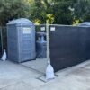 Our temporary fencing installed on a site in San Diego, CA.