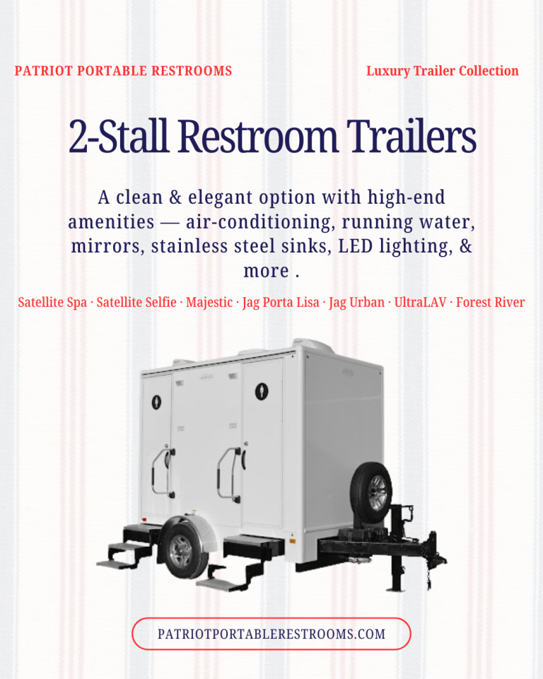 2-Stall Luxury Restroom Trailer