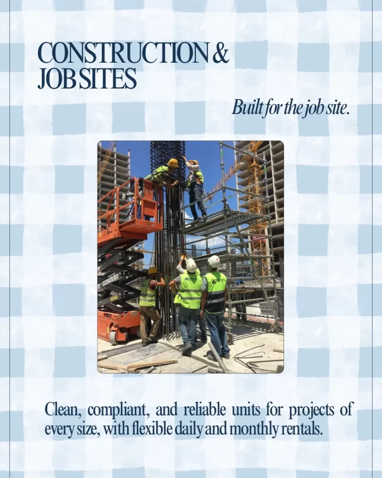Construction & Job Site Portable Restrooms