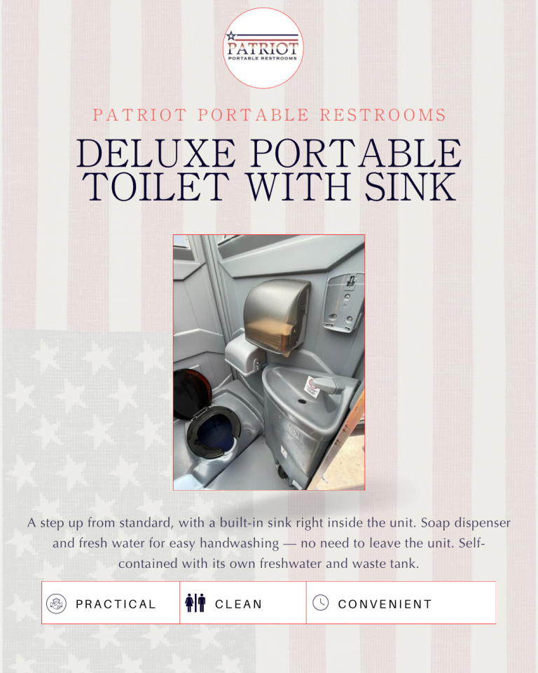 Deluxe Flushable Restroom Rental