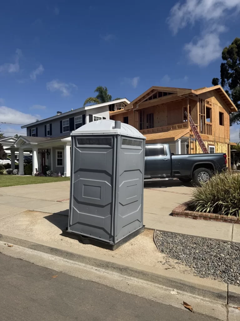 Patriot Portable Restrooms unit on-site