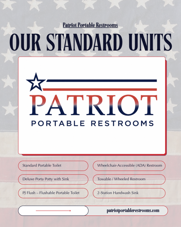Our Portable Restroom Units