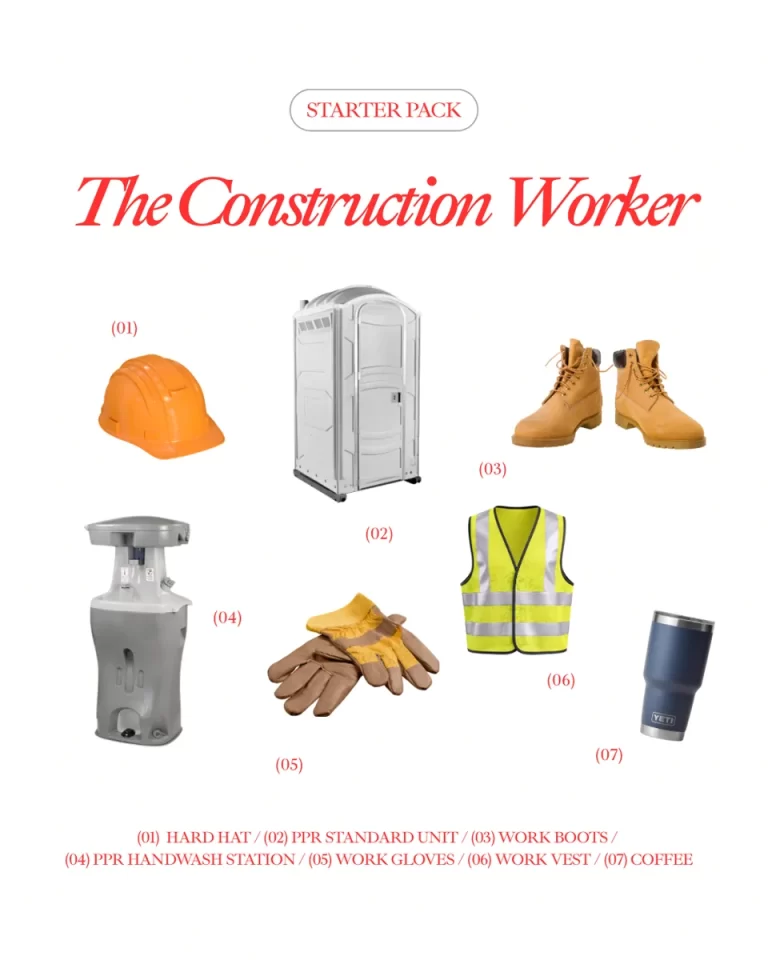 Patriot Portable Restrooms — Construction Worker Starter Pack